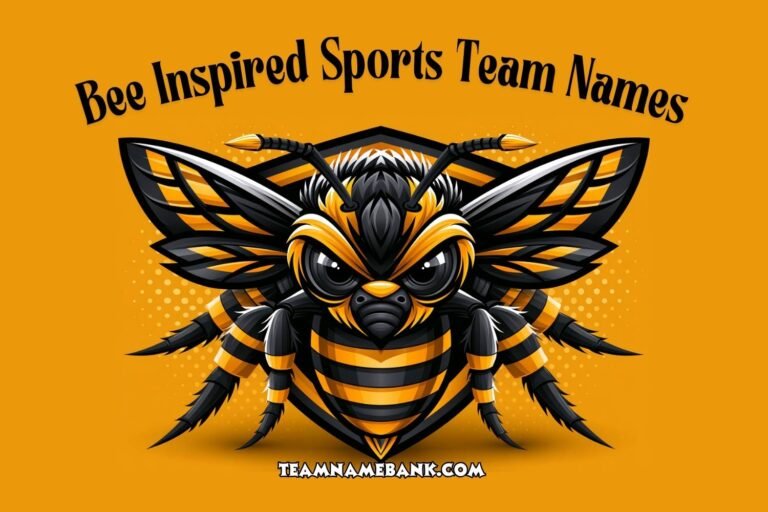 bee inspired sports team names
