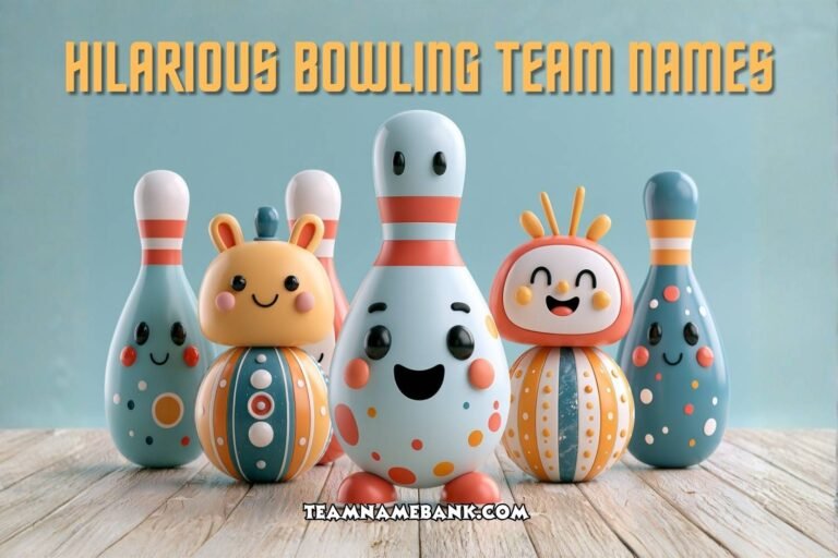 hilarious bowling team names