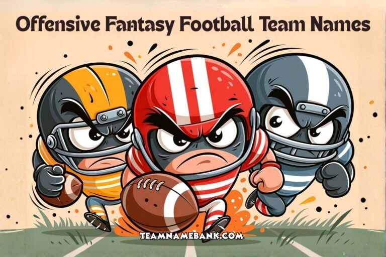offensive fantasy football team names