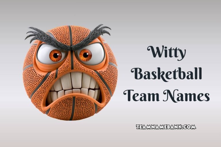 witty basketball team names