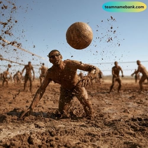Dirty-Themed Mud Volleyball Team Names