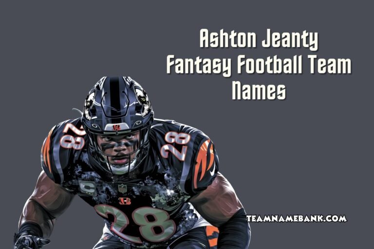 ashton jeanty fantasy football team names