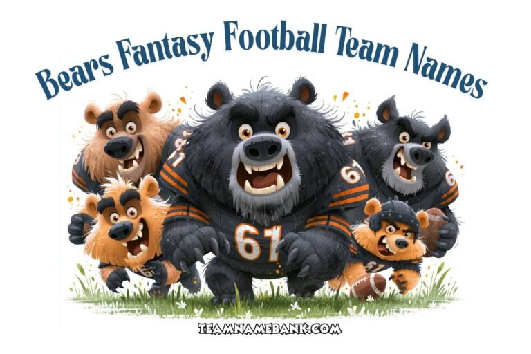 bears fantasy football team names