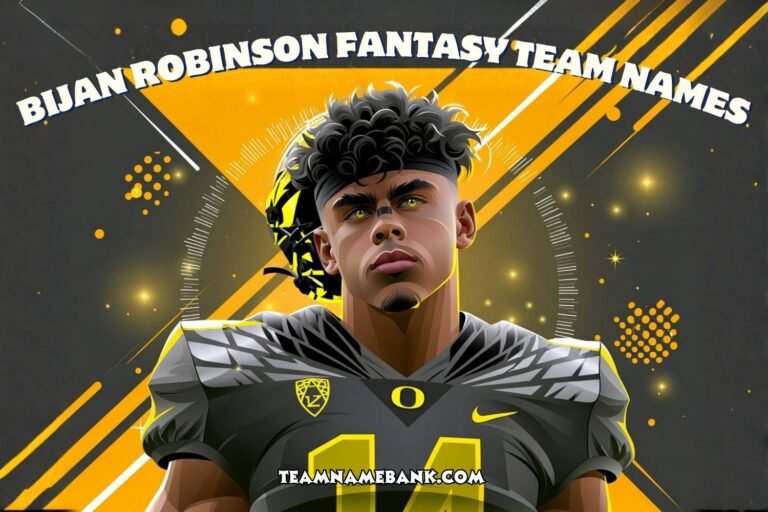bijan robinson fantasy team names