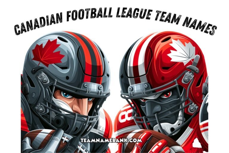 canadian football league team names