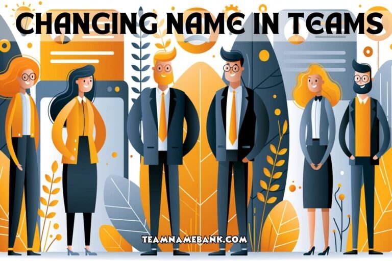 changing name in teams