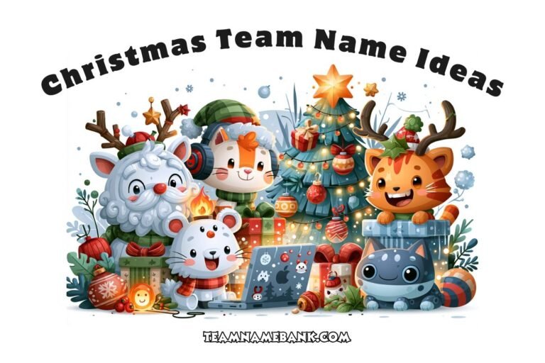 christmas team name ideas