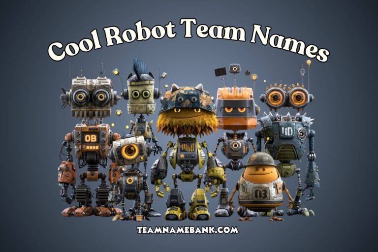 cool robot team names