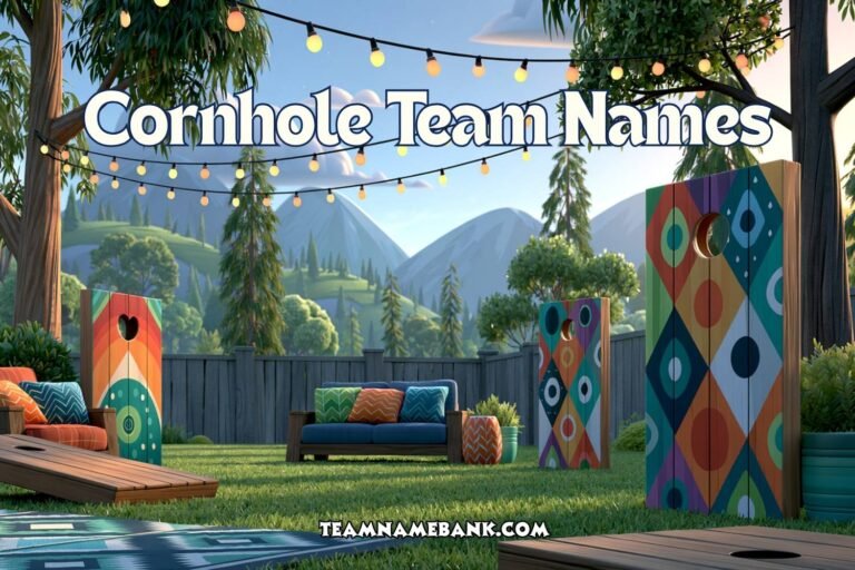 cornhole team names