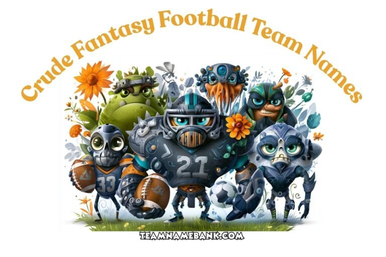 crude fantasy football team names
