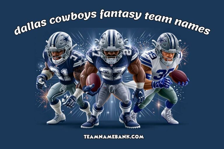 dallas cowboys fantasy team names
