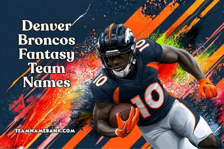 denver broncos fantasy team names