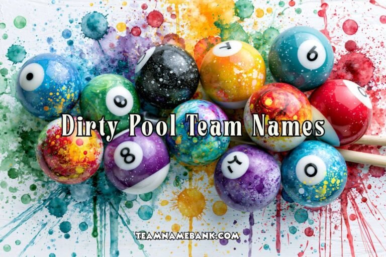dirty pool team names