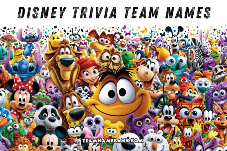 disney trivia team names