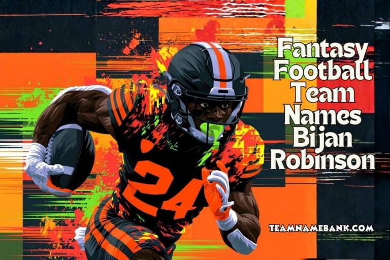 fantasy football team names bijan robinson