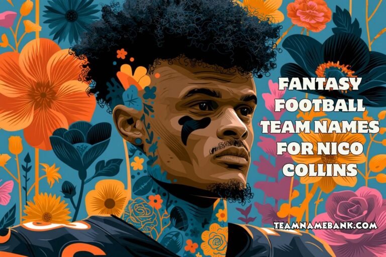 fantasy football team names for nico collins