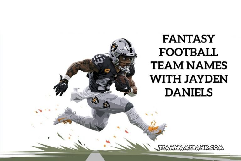 fantasy football team names with jayden daniels