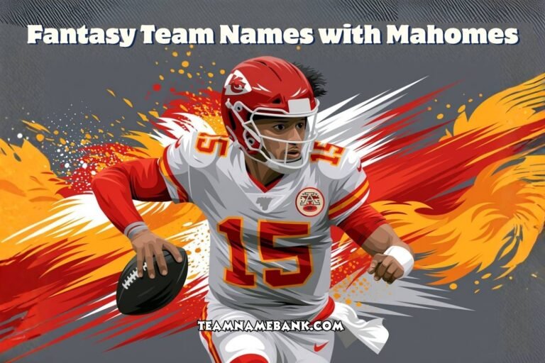 fantasy team names with mahomes