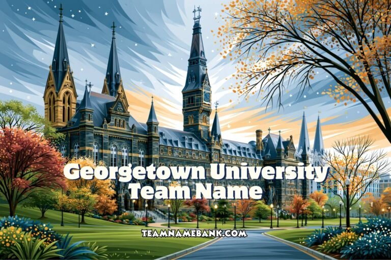 georgetown university team name