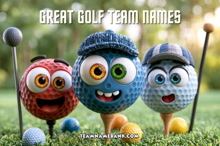 great golf team names