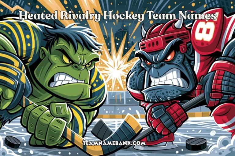 heated rivalry hockey team names