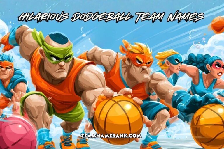hilarious dodgeball team names