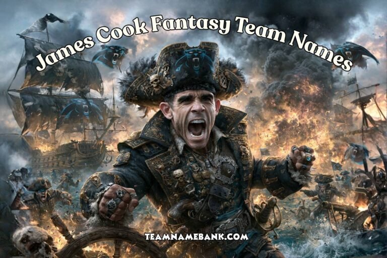 james cook fantasy team names