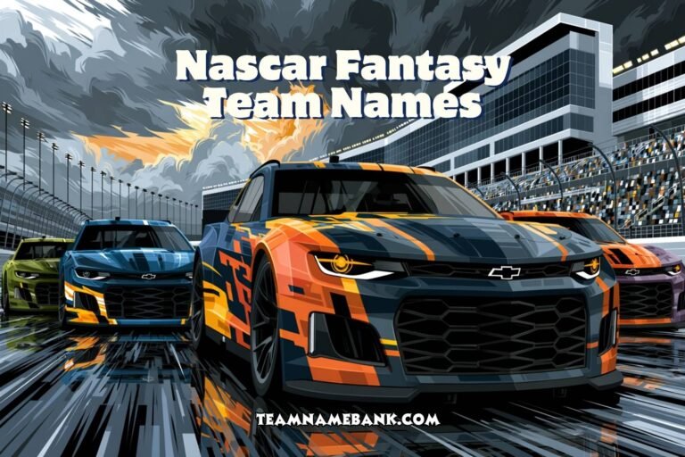 nascar fantasy team names