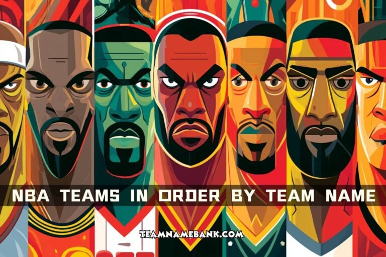 nba teams in order by team names