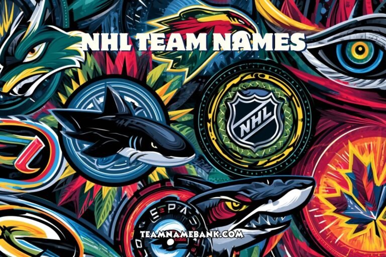 nhl team names