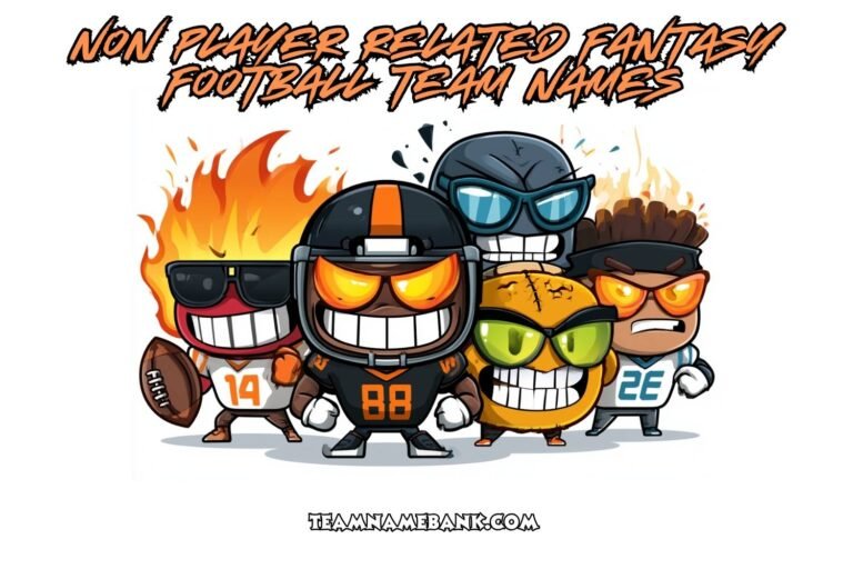 non player related fantasy football team names