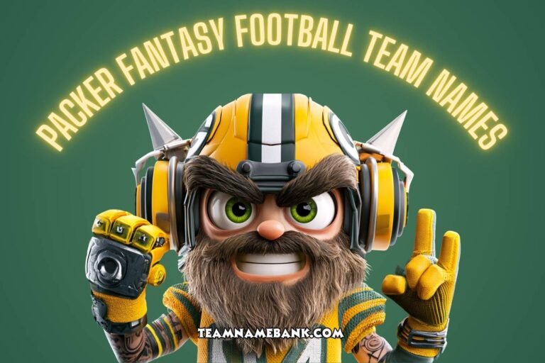 packer fantasy football team names