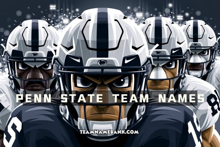 penn state team names
