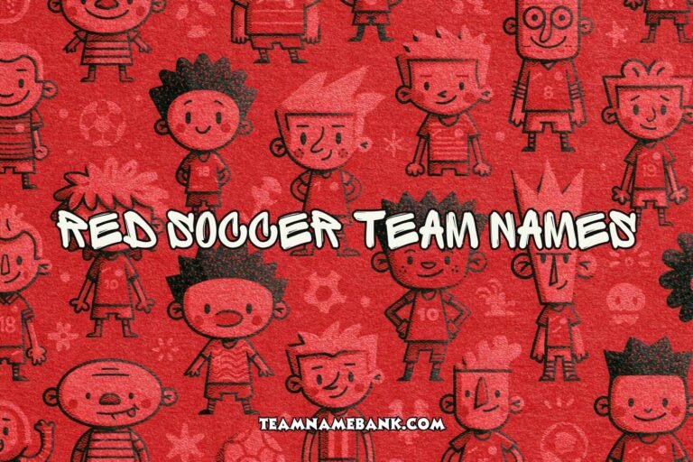red soccer team names