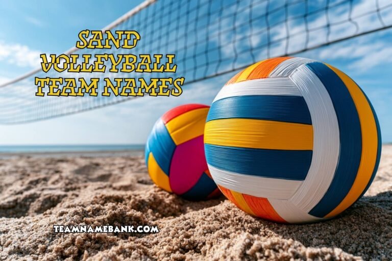 sand volleyball team names