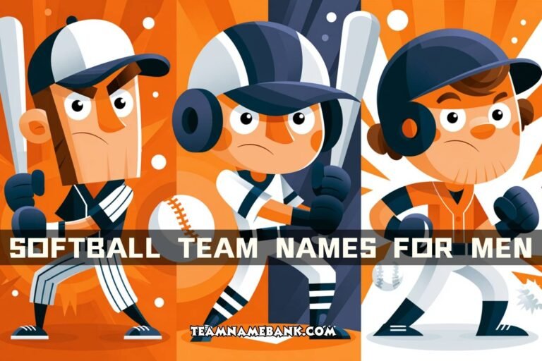 softball team names for men