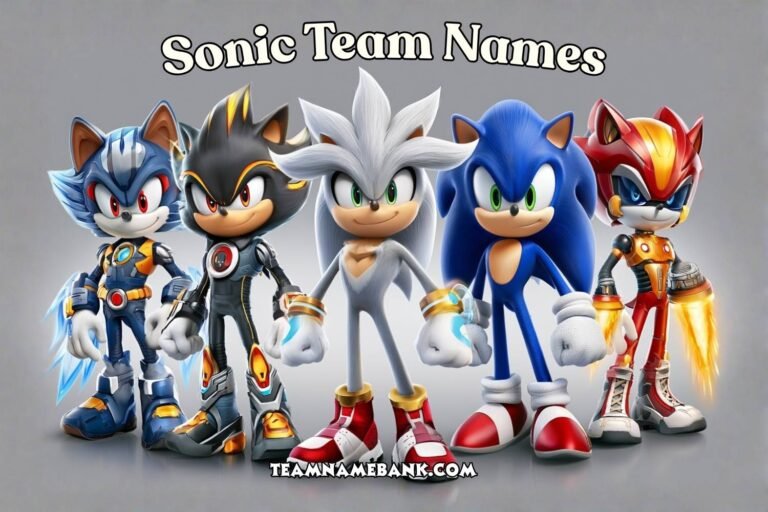 Sonic Team Names