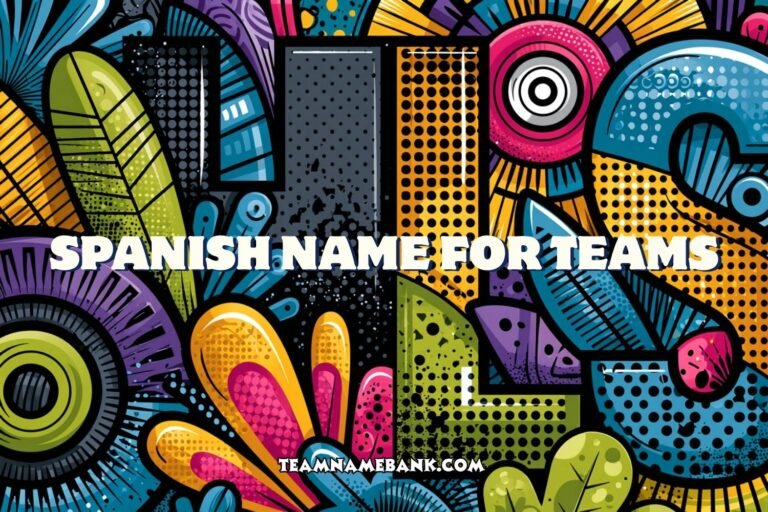 spanish name for teams
