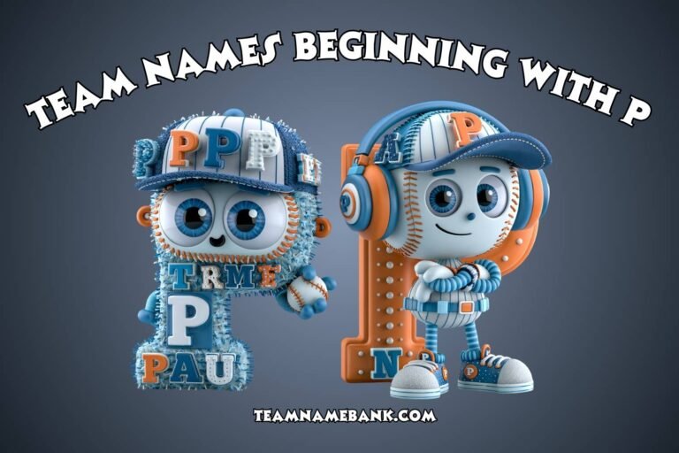team names beginning with p