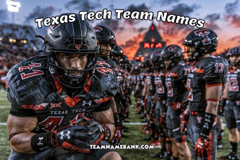 texas tech team names