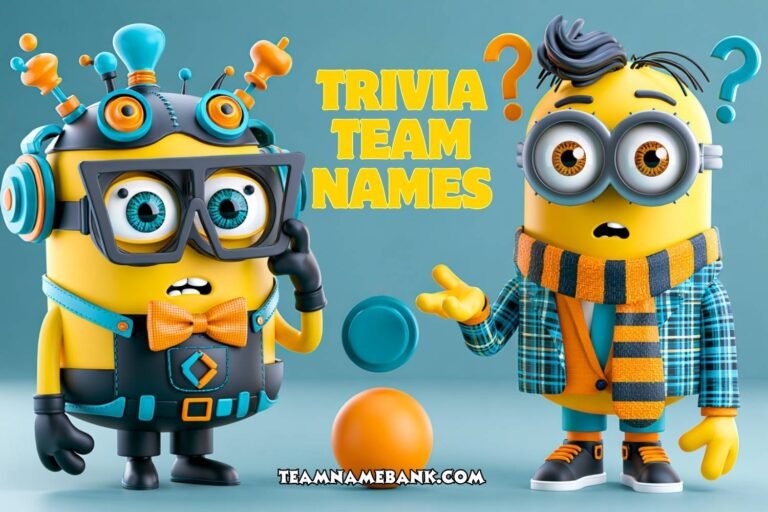 trivia team names