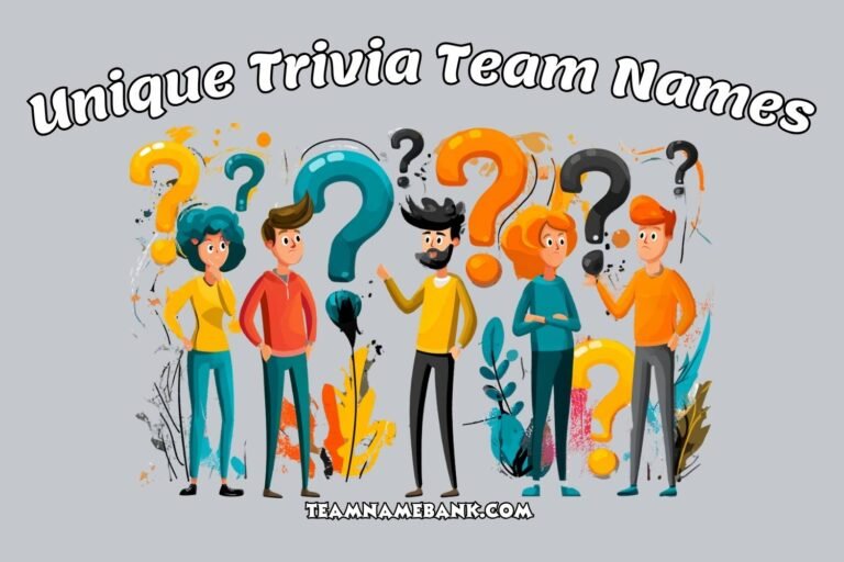 unique trivia team names