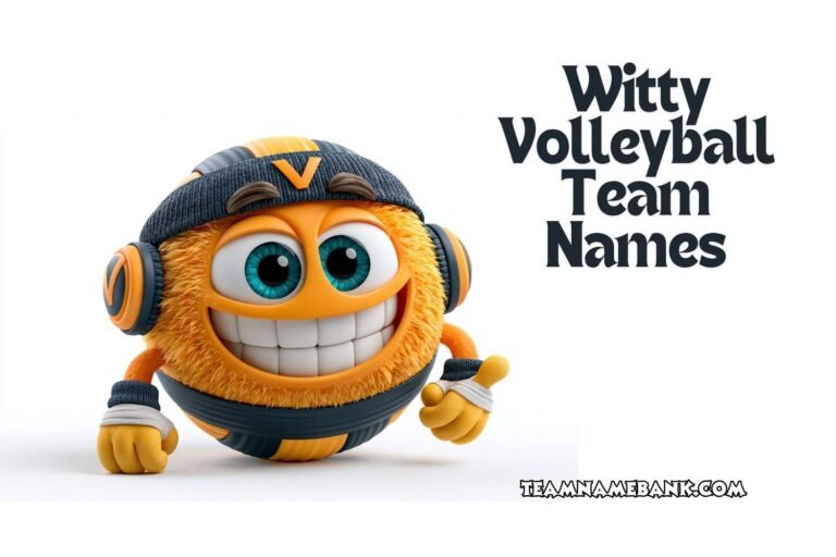 witty volleyball team names