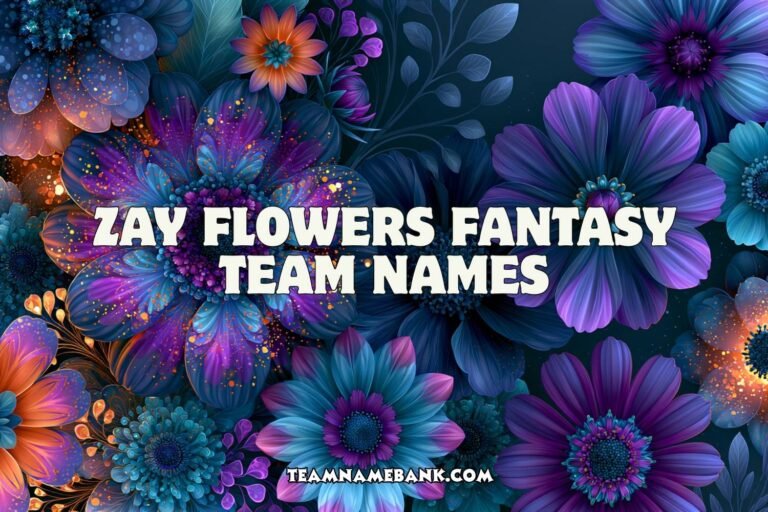 zay flowers fantasy team names